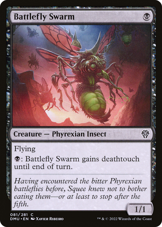 Battlefly Swarm (DMU-081) - Dominaria United Foil - Premium MTG Single from Wizards of the Coast - Just $0.08! Shop now at Game Crave Tournament Store