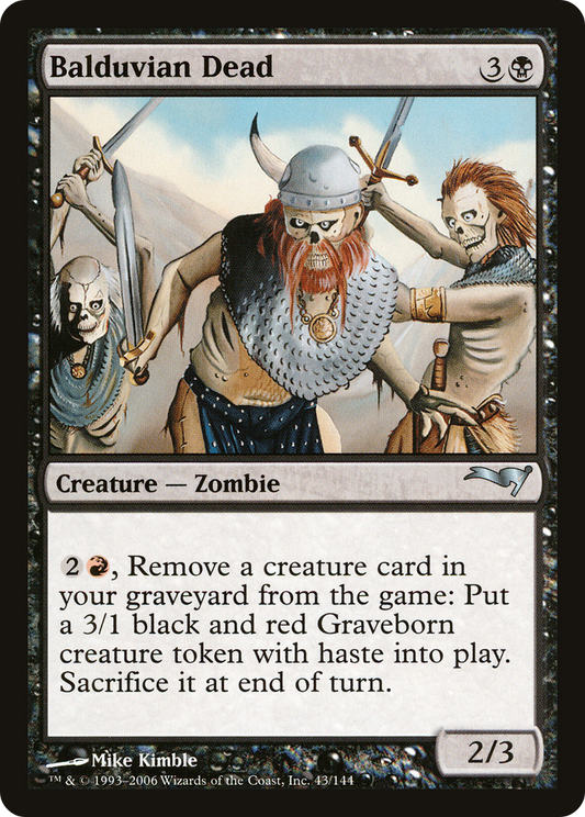 Balduvian Dead (CST-043) - Coldsnap Theme Decks - Premium MTG Single from Wizards of the Coast - Just $0.25! Shop now at Game Crave Tournament Store