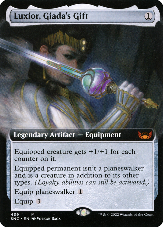 Luxior, Giada's Gift (SNC-439) - Streets of New Capenna: (Extended Art) Foil - Premium MTG Single from Wizards of the Coast - Just $1.55! Shop now at Game Crave Tournament Store