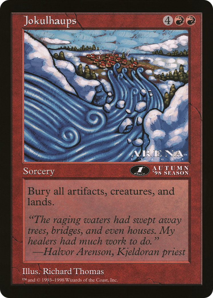 Jokulhaups (OLEP-057) - Oversized League Prizes - Premium MTG Single from Wizards of the Coast - Just $0! Shop now at Game Crave Tournament Store