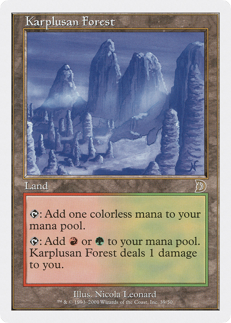 Karplusan Forest (DKM-039) - Deckmasters - Premium MTG Single from Wizards of the Coast - Just $3.61! Shop now at Game Crave Tournament Store
