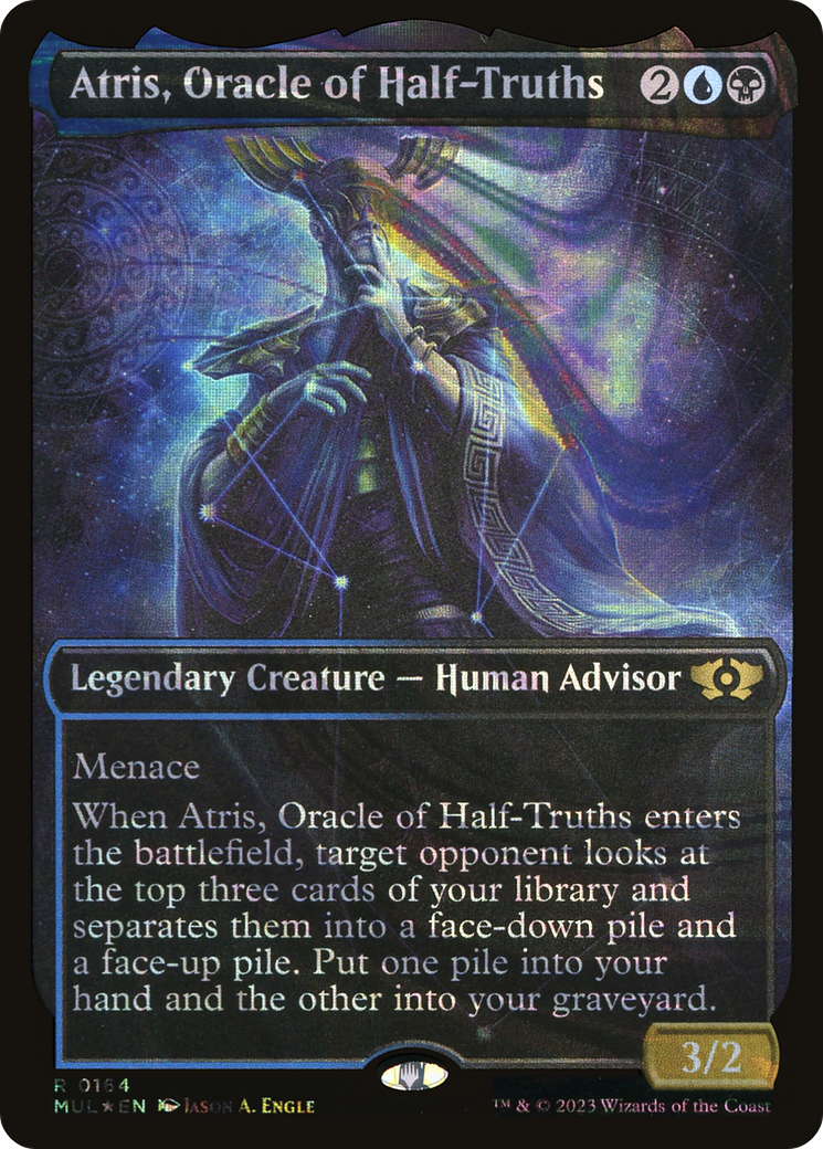 Atris, Oracle of Half-Truths (MUL-164) - Multiverse Legends: (Showcase) Foil - Premium MTG Single from Wizards of the Coast - Just $0.51! Shop now at Game Crave Tournament Store