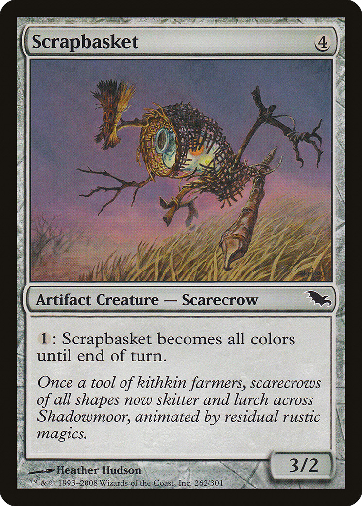 Scrapbasket (SHM-262) - Shadowmoor Foil - Premium MTG Single from Wizards of the Coast - Just $3.15! Shop now at Game Crave Tournament Store