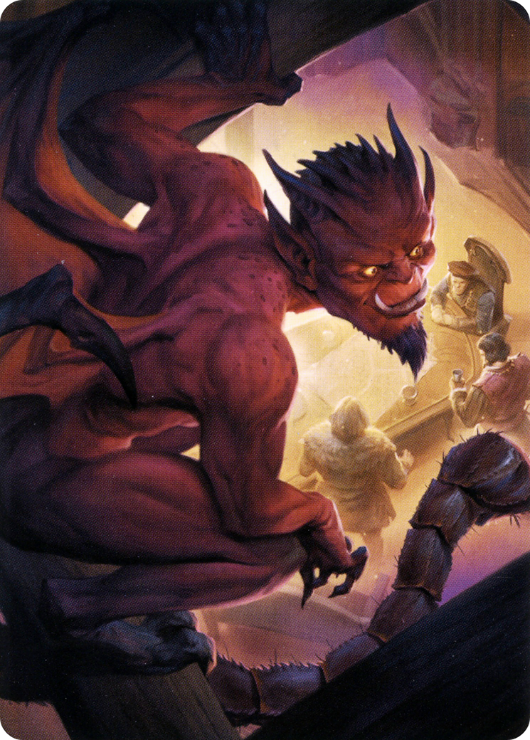 Nefarious Imp // Nefarious Imp (ACLB-019) - Battle for Baldur's Gate Art Series (Borderless) Foil - Premium MTG Single from Wizards of the Coast - Just $0! Shop now at Game Crave Tournament Store