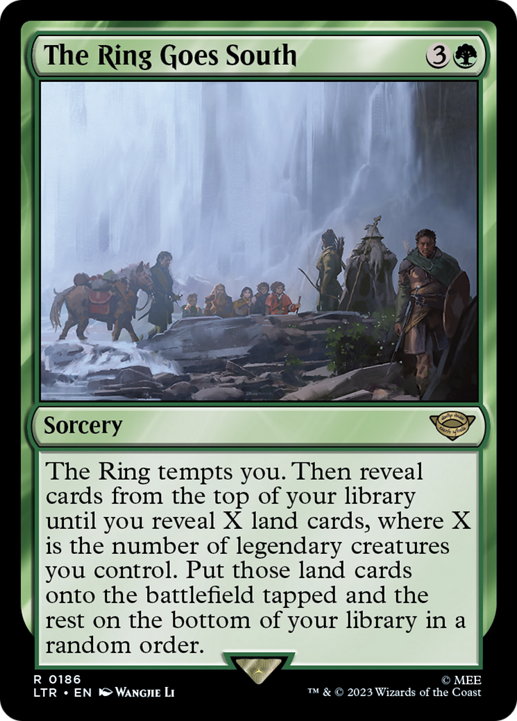 The Ring Goes South (LTR-186) - The Lord of the Rings: Tales of Middle-earth - Premium MTG Single from Wizards of the Coast - Just $0.08! Shop now at Game Crave Tournament Store