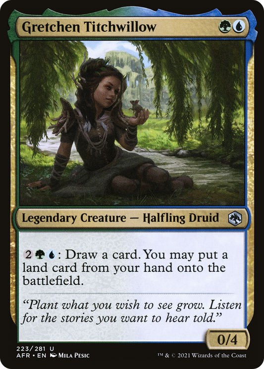 Gretchen Titchwillow (AFR-223) - Adventures in the Forgotten Realms - Premium MTG Single from Wizards of the Coast - Just $0.08! Shop now at Game Crave Tournament Store