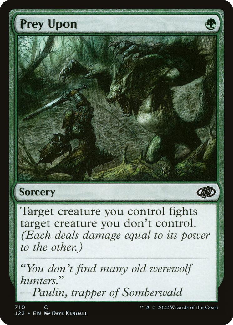 Prey Upon (J22-710) - Jumpstart 2022 - Premium MTG Single from Wizards of the Coast - Just $0.08! Shop now at Game Crave Tournament Store