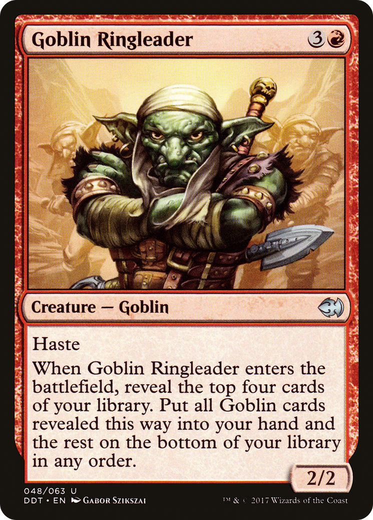 Goblin Ringleader (DDT-048) - Duel Decks: Merfolk vs. Goblins - Premium MTG Single from Wizards of the Coast - Just $0.14! Shop now at Game Crave Tournament Store