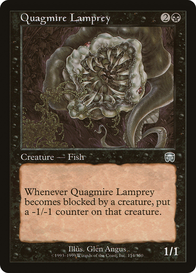 Quagmire Lamprey (MMQ-154) - Mercadian Masques Foil - Premium MTG Single from Wizards of the Coast - Just $1.32! Shop now at Game Crave Tournament Store