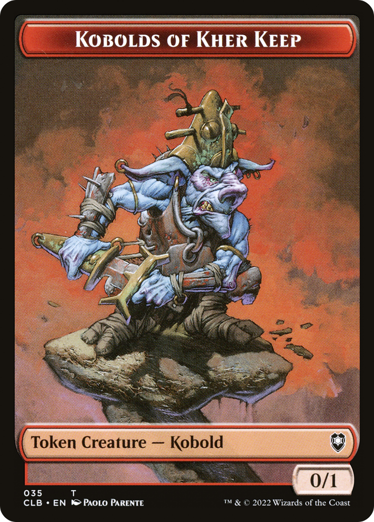 Kobolds of Kher Keep (TCLB-035) - Battle for Baldur's Gate Tokens - Premium MTG Single from Wizards of the Coast - Just $0! Shop now at Game Crave Tournament Store