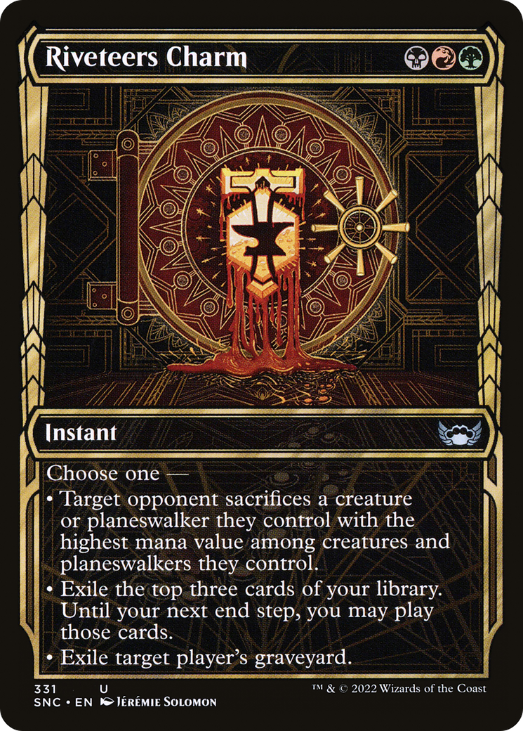 Riveteers Charm (SNC-331) - Streets of New Capenna: (Showcase) Foil - Premium MTG Single from Wizards of the Coast - Just $0.25! Shop now at Game Crave Tournament Store