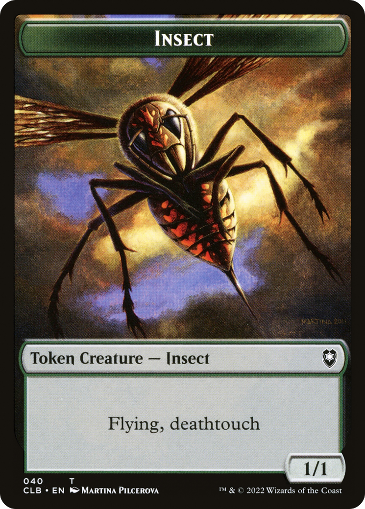 Insect (TCLB-040) - Battle for Baldur's Gate Tokens - Premium MTG Single from Wizards of the Coast - Just $0! Shop now at Game Crave Tournament Store