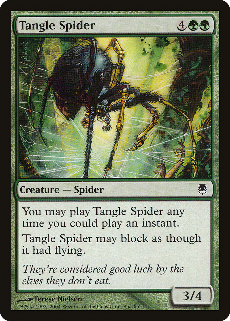 Tangle Spider (DST-085) - Darksteel - Premium MTG Single from Wizards of the Coast - Just $0.08! Shop now at Game Crave Tournament Store