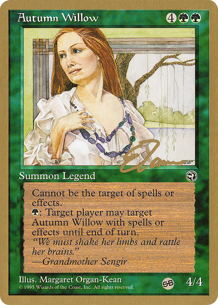 Autumn Willow (PTC-ET83SB) - Pro Tour Collector Set - Premium MTG Single from Wizards of the Coast - Just $0.11! Shop now at Game Crave Tournament Store