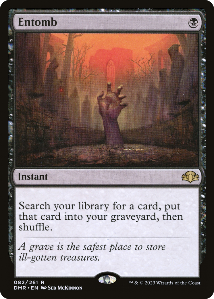 Entomb (DMR-082) - Dominaria Remastered Foil - Premium MTG Single from Wizards of the Coast - Just $3.41! Shop now at Game Crave Tournament Store