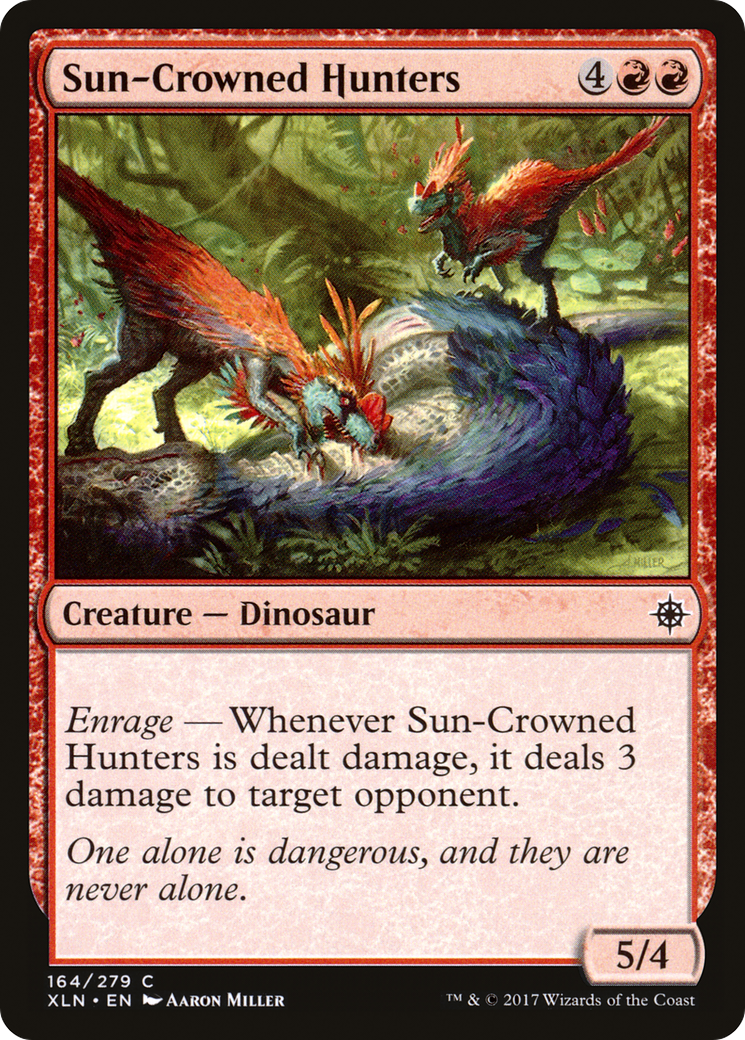 Sun-Crowned Hunters (XLN-164) - Ixalan - Premium MTG Single from Wizards of the Coast - Just $0.08! Shop now at Game Crave Tournament Store