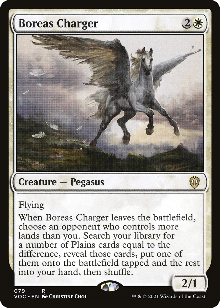 Boreas Charger (VOC-079) - Crimson Vow Commander - Premium MTG Single from Wizards of the Coast - Just $0.25! Shop now at Game Crave Tournament Store