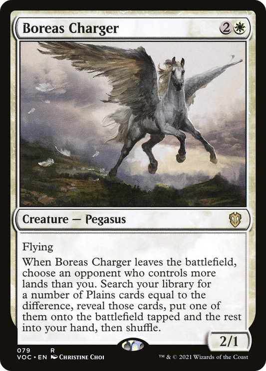 Boreas Charger (VOC-079) - Crimson Vow Commander - Premium MTG Single from Wizards of the Coast - Just $0.25! Shop now at Game Crave Tournament Store