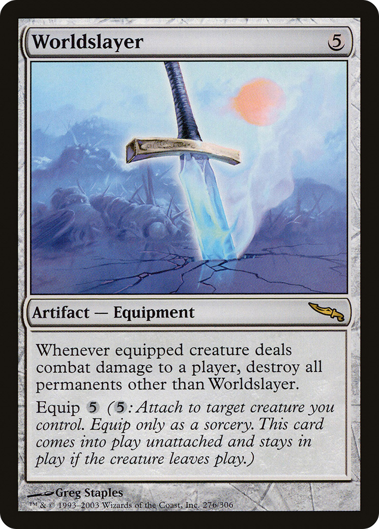 Worldslayer (MRD-276) - Mirrodin - Premium MTG Single from Wizards of the Coast - Just $1.96! Shop now at Game Crave Tournament Store