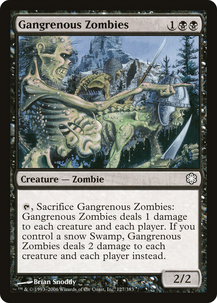 Gangrenous Zombies (CST-127) - Coldsnap Theme Decks - Premium MTG Single from Wizards of the Coast - Just $0.25! Shop now at Game Crave Tournament Store