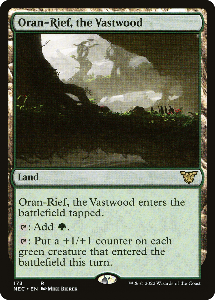 Oran-Rief, the Vastwood (NEC-173) - Neon Dynasty Commander - Premium MTG Single from Wizards of the Coast - Just $0.69! Shop now at Game Crave Tournament Store
