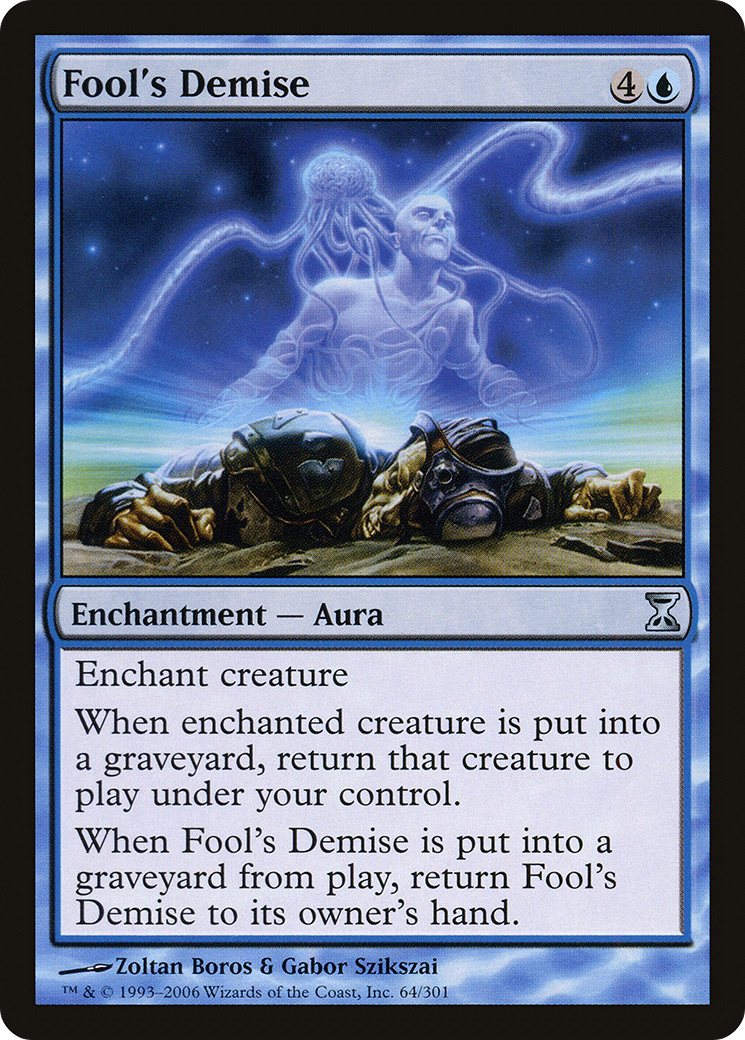 Fool's Demise (TSP-064) - Time Spiral - Premium MTG Single from Wizards of the Coast - Just $0.26! Shop now at Game Crave Tournament Store