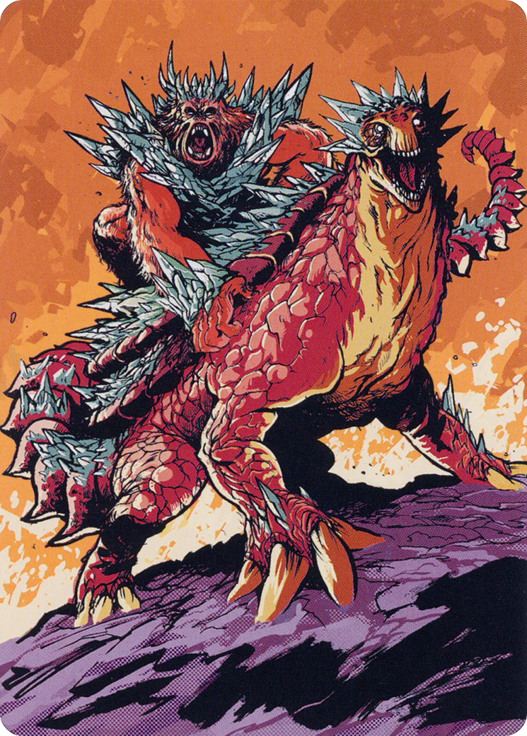 Kogla and Yidaro // Kogla and Yidaro (AMOM-061) - March of the Machine Art Series (Borderless) Foil - Premium MTG Single from Wizards of the Coast - Just $0! Shop now at Game Crave Tournament Store