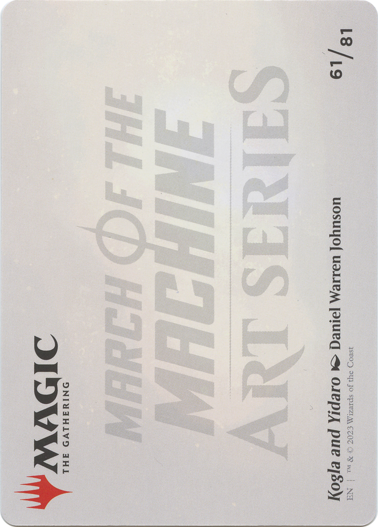 Kogla and Yidaro // Kogla and Yidaro (AMOM-061) - March of the Machine Art Series (Borderless) - Premium MTG Single from Wizards of the Coast - Just $0! Shop now at Game Crave Tournament Store