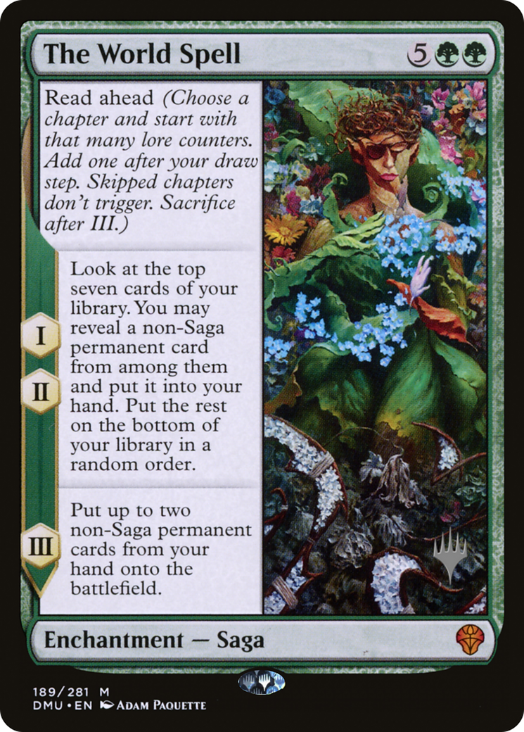The World Spell (PDMU-189P) - Dominaria United Promos Foil - Premium MTG Single from Wizards of the Coast - Just $0.14! Shop now at Game Crave Tournament Store