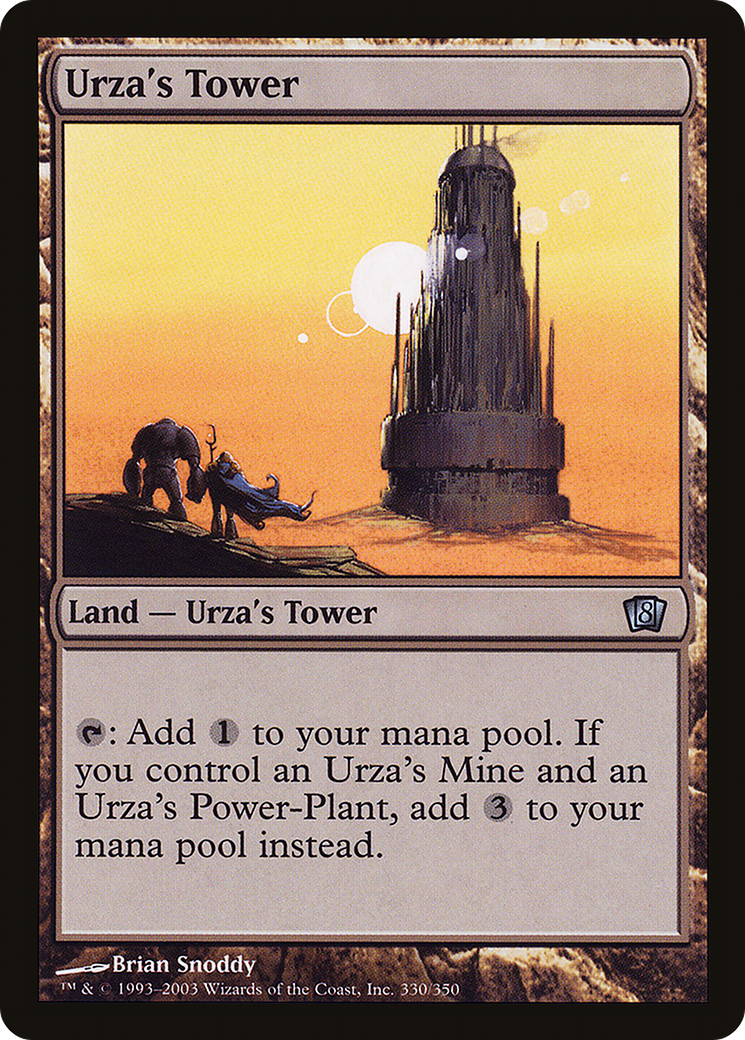 Urza's Tower (8ED-330★) - Eighth Edition Foil - Premium MTG Single from Wizards of the Coast - Just $15.78! Shop now at Game Crave Tournament Store