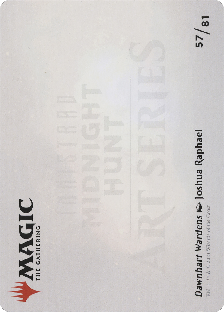 Dawnhart Wardens // Dawnhart Wardens (AMID-057) - Midnight Hunt Art Series (Borderless) - Premium MTG Single from Wizards of the Coast - Just $0! Shop now at Game Crave Tournament Store