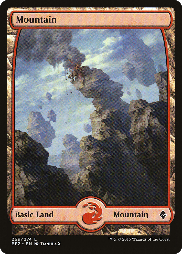 Mountain (BFZ-269) - Battle for Zendikar - Premium MTG Single from Wizards of the Coast - Just $0.25! Shop now at Game Crave Tournament Store