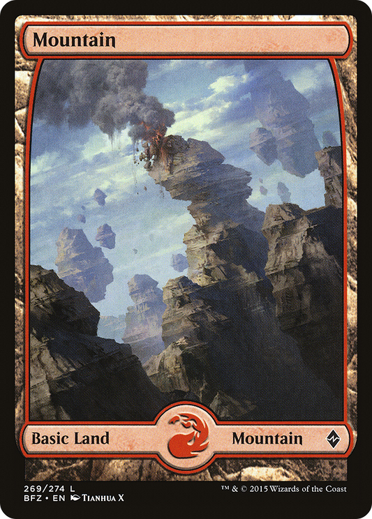 Mountain (BFZ-269) - Battle for Zendikar - Premium MTG Single from Wizards of the Coast - Just $0.25! Shop now at Game Crave Tournament Store