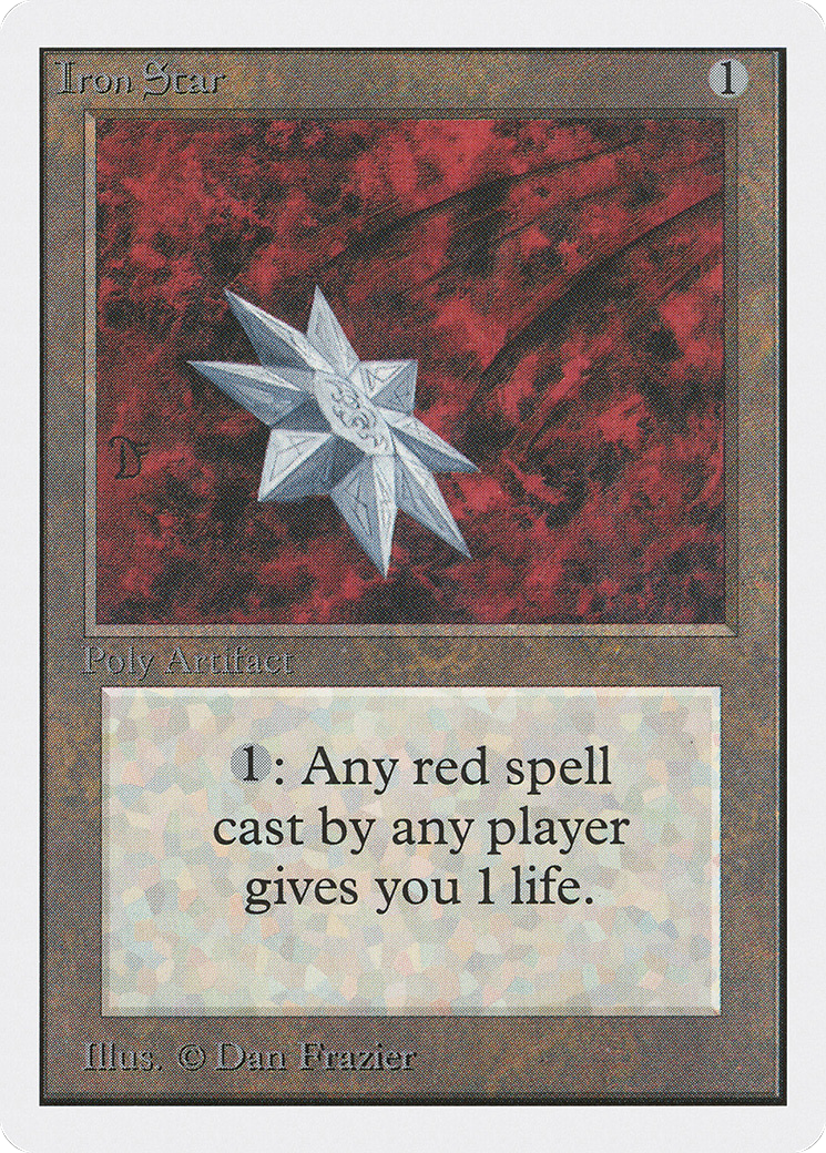Iron Star (2ED-251) - Unlimited Edition - Premium MTG Single from Wizards of the Coast - Just $0.53! Shop now at Game Crave Tournament Store