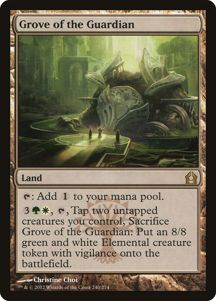 Grove of the Guardian (RTR-240) - Return to Ravnica - Premium MTG Single from Wizards of the Coast - Just $0.08! Shop now at Game Crave Tournament Store