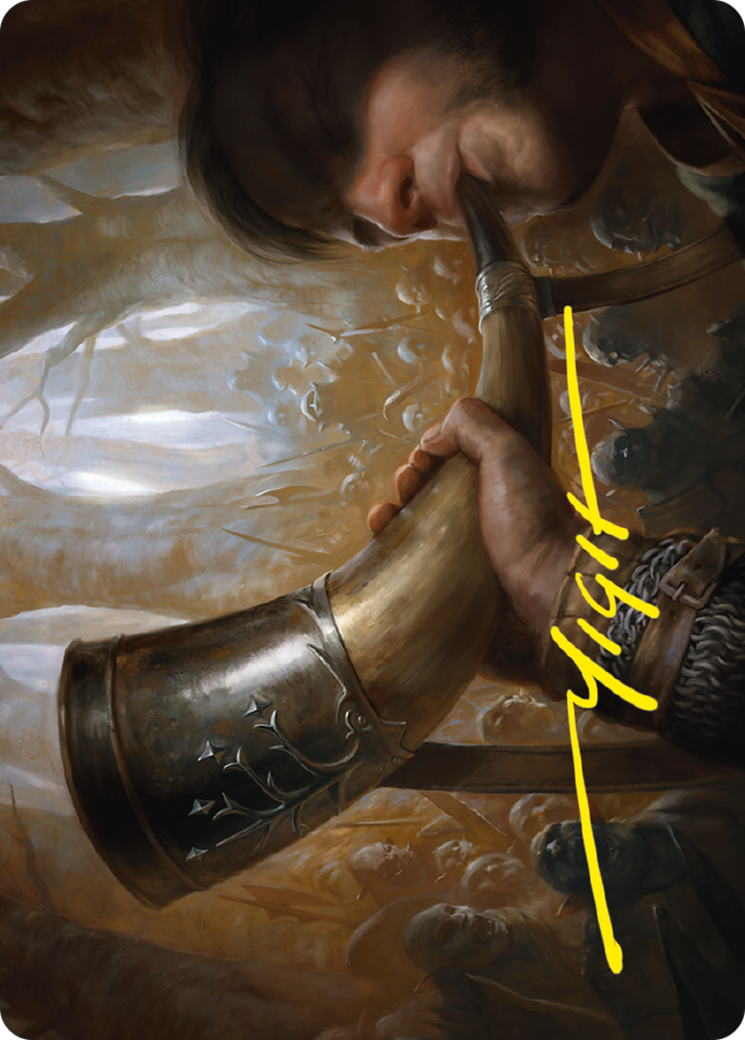 Horn of Gondor // Horn of Gondor (ALTR-029) - Tales of Middle-earth Art Series (Borderless) - Premium MTG Single from Wizards of the Coast - Just $0! Shop now at Game Crave Tournament Store