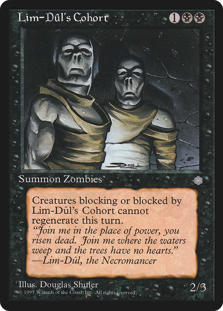 Lim-Dûl's Cohort (ICE-145) - Ice Age - Premium MTG Single from Wizards of the Coast - Just $0.25! Shop now at Game Crave Tournament Store