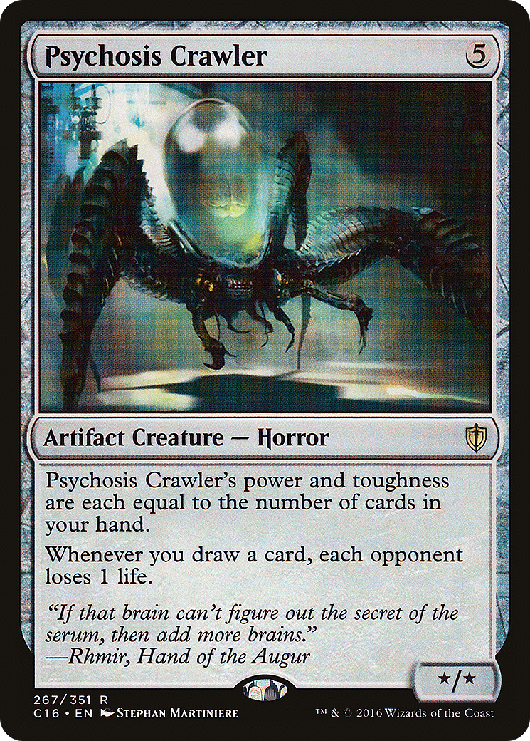 Psychosis Crawler (C16-267) - Commander 2016 - Premium MTG Single from Wizards of the Coast - Just $0.08! Shop now at Game Crave Tournament Store