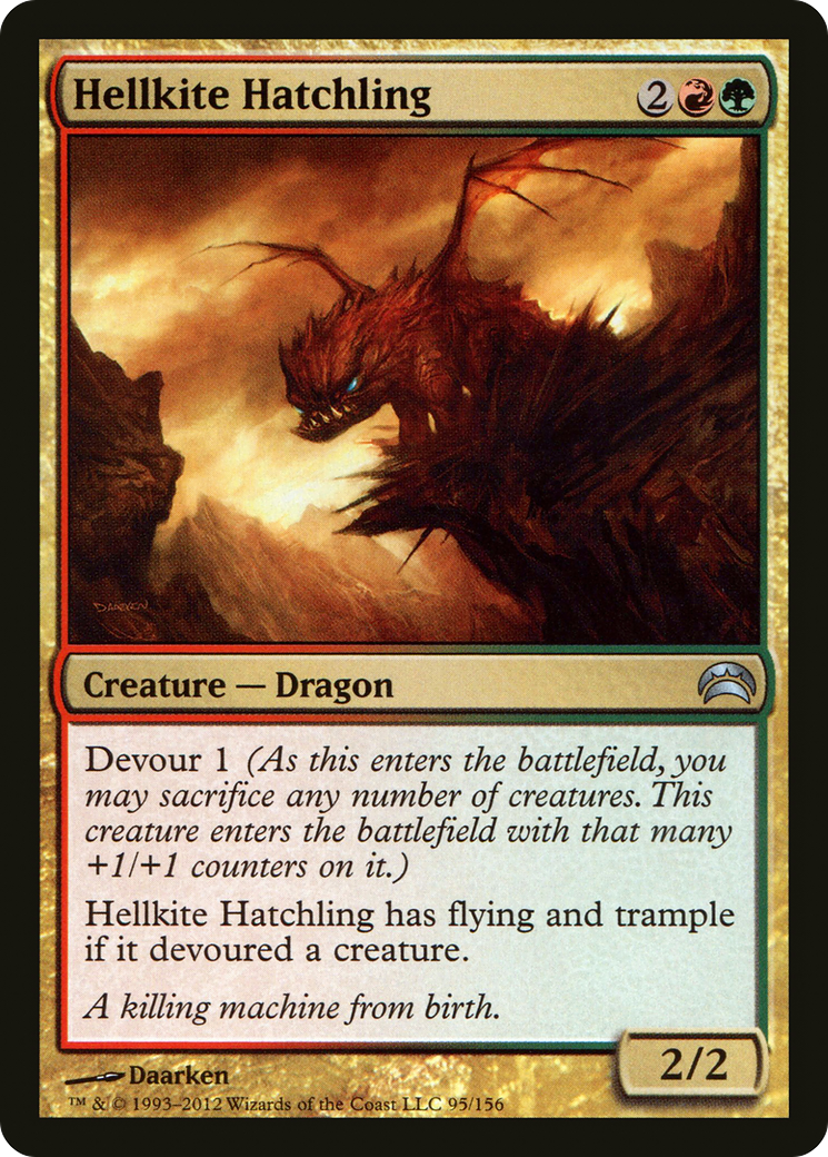 Hellkite Hatchling (PC2-095) - Planechase 2012 - Premium MTG Single from Wizards of the Coast - Just $0.26! Shop now at Game Crave Tournament Store