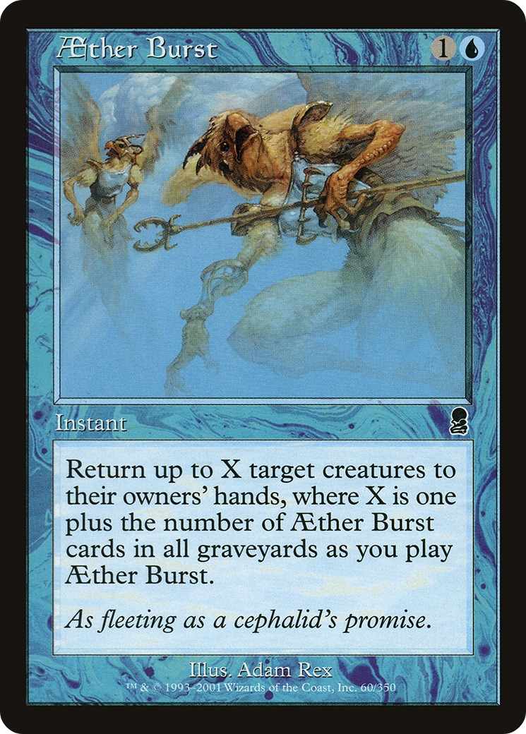 Aether Burst (ODY-060) - Odyssey Foil - Premium MTG Single from Wizards of the Coast - Just $1.29! Shop now at Game Crave Tournament Store