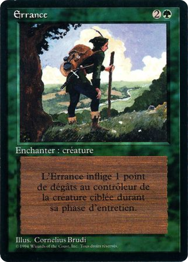 Wanderlust (FBB-227) - Foreign Black Border - Premium MTG Single from Wizards of the Coast - Just $0! Shop now at Game Crave Tournament Store