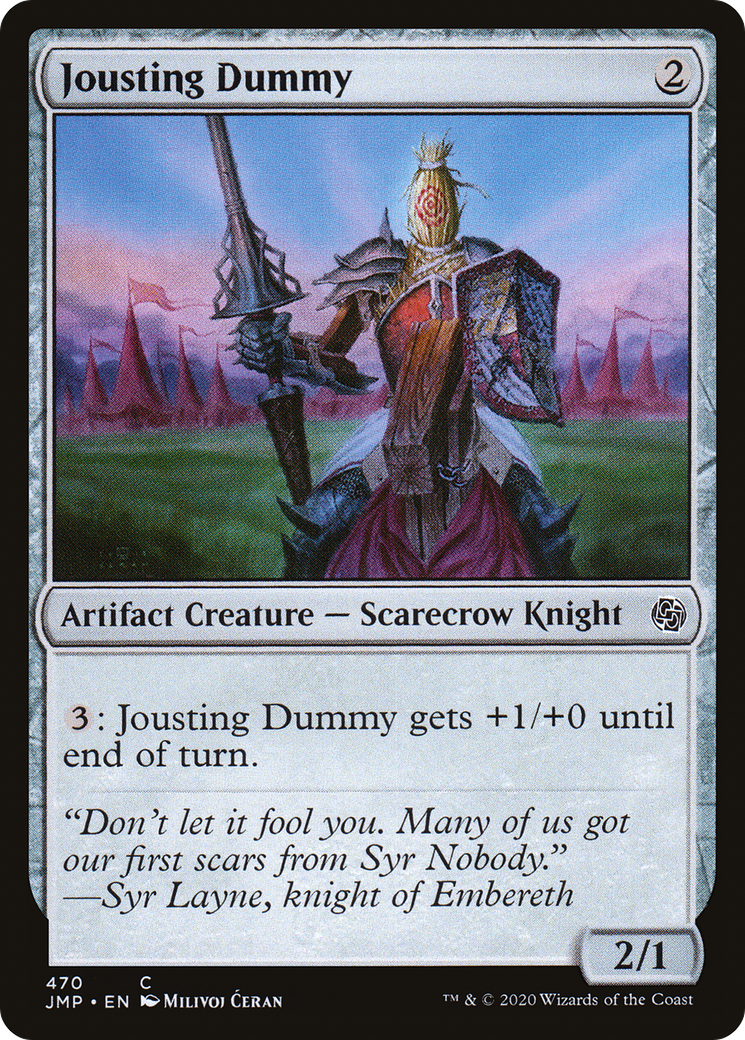 Jousting Dummy (JMP-470) - Jumpstart - Premium MTG Single from Wizards of the Coast - Just $0.25! Shop now at Game Crave Tournament Store