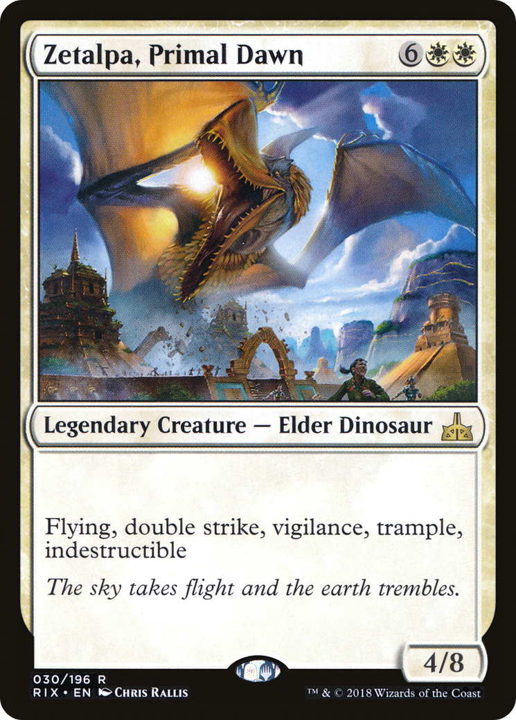 Zetalpa, Primal Dawn (RIX-030) - Rivals of Ixalan - Premium MTG Single from Wizards of the Coast - Just $0.08! Shop now at Game Crave Tournament Store