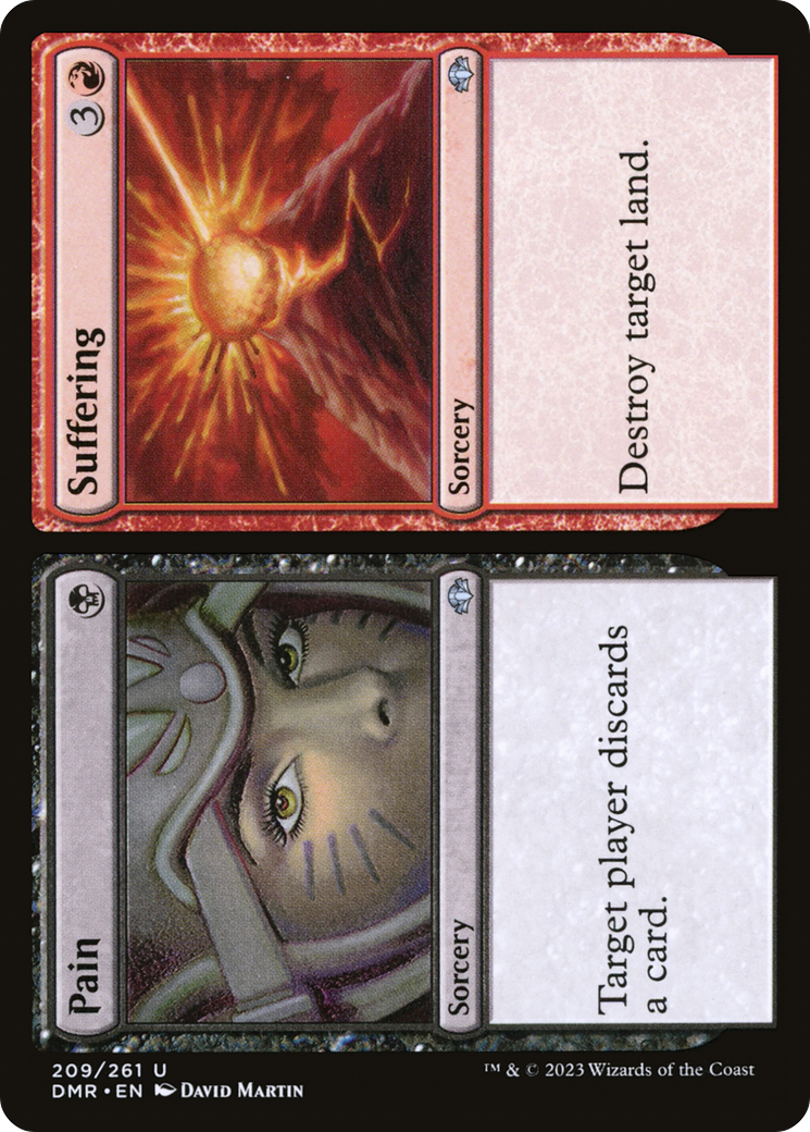 Pain // Suffering (DMR-209) - Dominaria Remastered - Premium MTG Single from Wizards of the Coast - Just $0.25! Shop now at Game Crave Tournament Store
