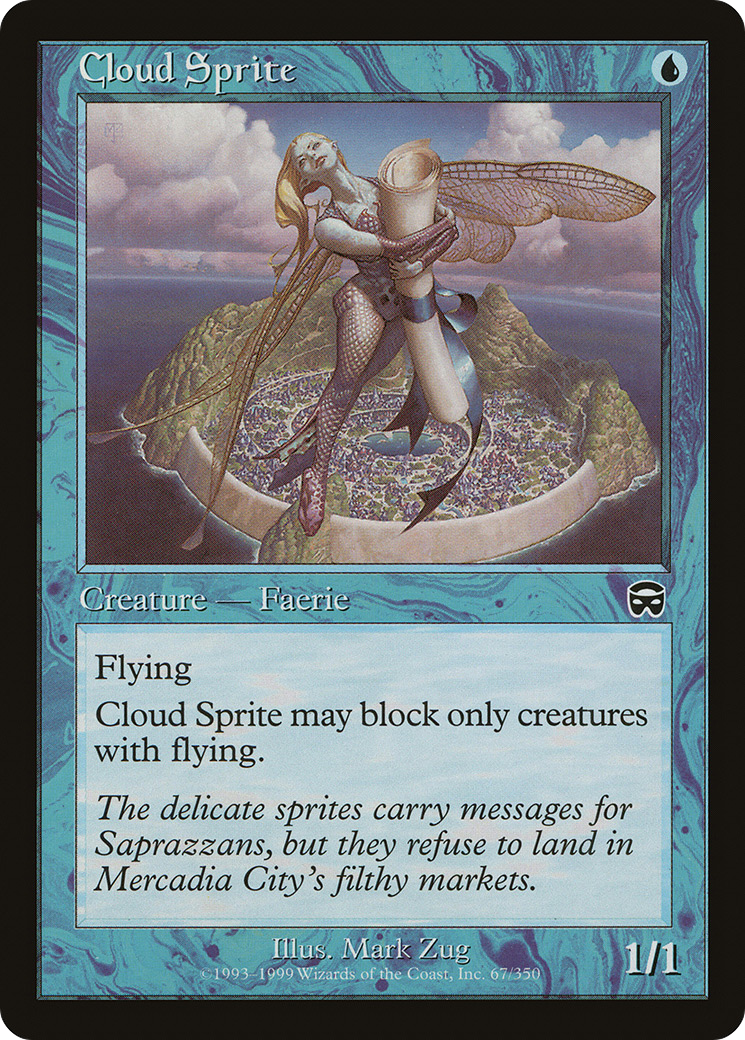 Cloud Sprite (MMQ-067) - Mercadian Masques - Premium MTG Single from Wizards of the Coast - Just $0.25! Shop now at Game Crave Tournament Store
