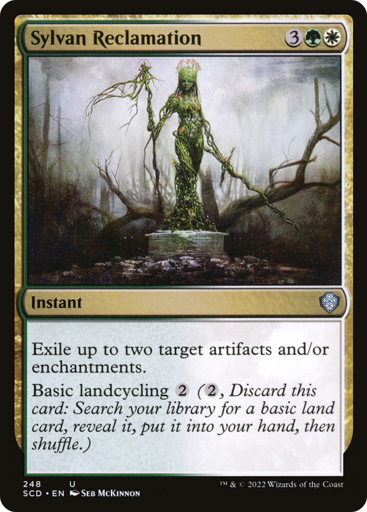 Sylvan Reclamation (SCD-248) - Starter Commander Decks - Premium MTG Single from Wizards of the Coast - Just $0.25! Shop now at Game Crave Tournament Store