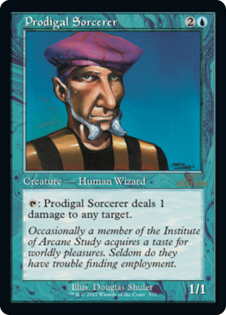 Prodigal Sorcerer (30A-370) - 30th Anniversary Edition - Premium MTG Single from Wizards of the Coast - Just $2.62! Shop now at Game Crave Tournament Store