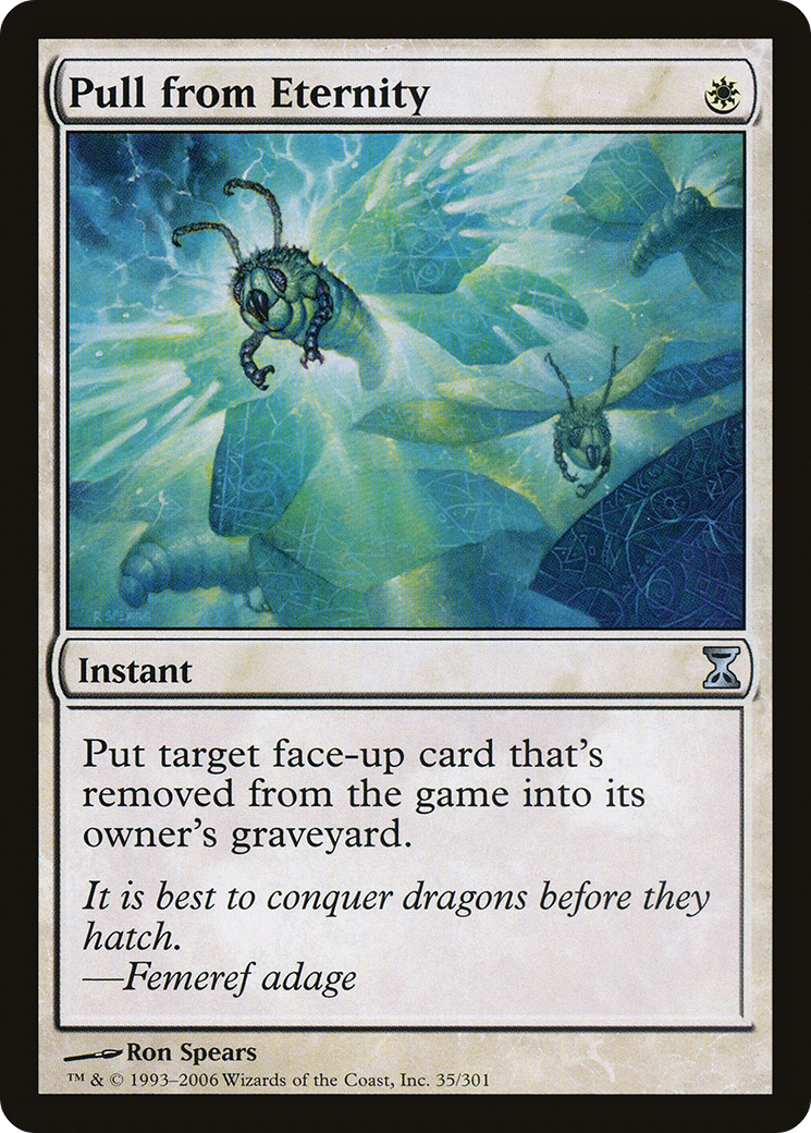 Pull from Eternity (TSP-035) - Time Spiral - Premium MTG Single from Wizards of the Coast - Just $1.07! Shop now at Game Crave Tournament Store