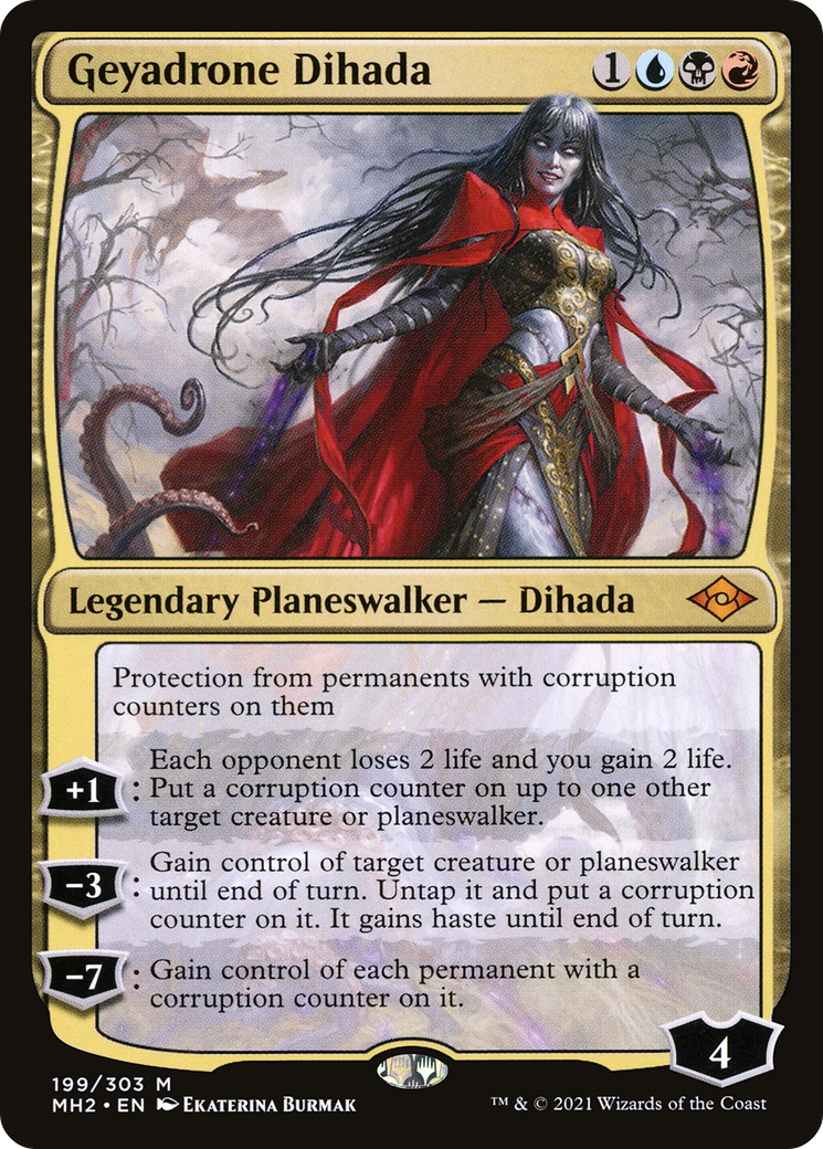 Geyadrone Dihada (MH2-199) - Modern Horizons 2 - Premium MTG Single from Wizards of the Coast - Just $0.08! Shop now at Game Crave Tournament Store