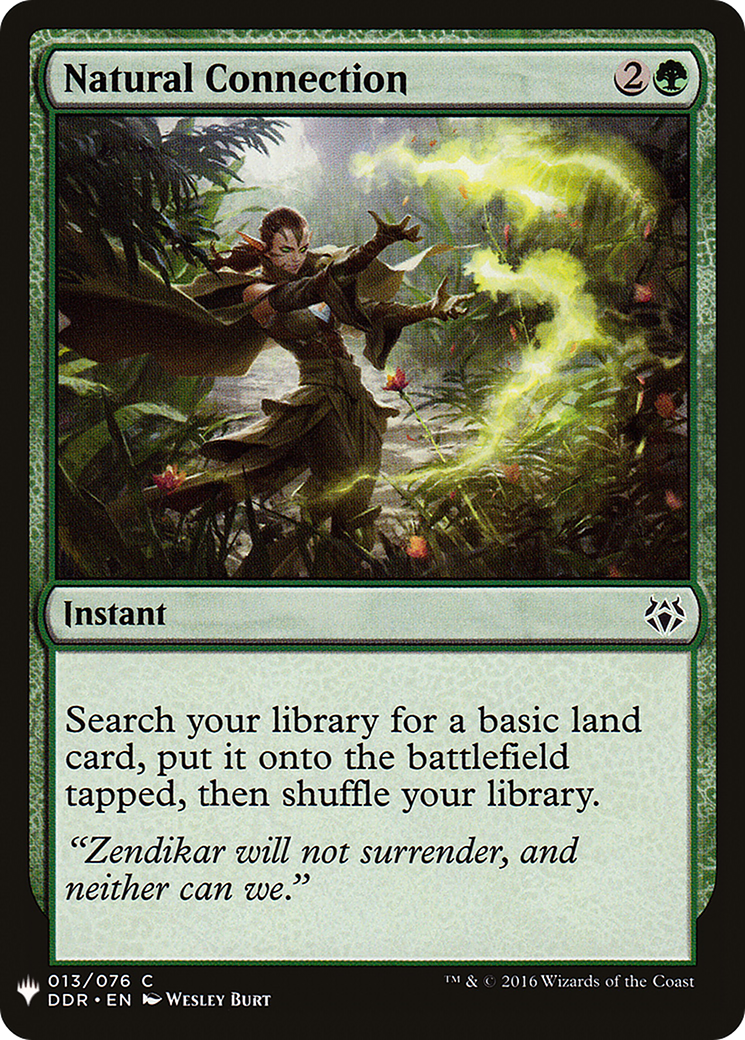 Natural Connection (MB1-1273) - Mystery Booster - Premium MTG Single from Wizards of the Coast - Just $0.08! Shop now at Game Crave Tournament Store